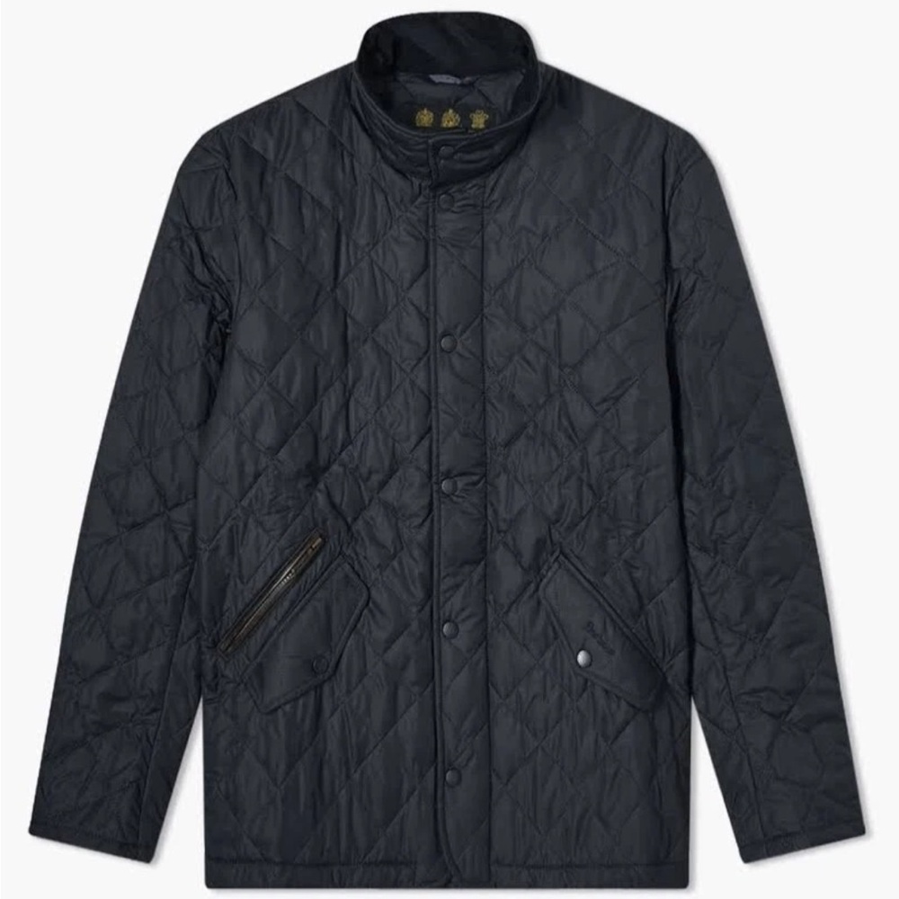 Barbour Men's Black Chelsea Sportsquilt Jacket